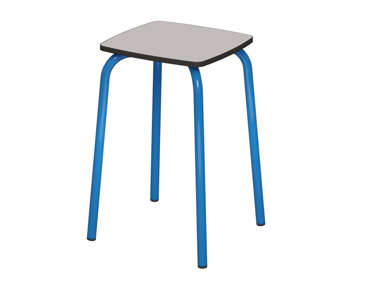 Taboret - siedzisko Compact HPL kwadratowe - zdjęcie 7